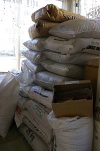 bulk grains in the front bulk grains in the front