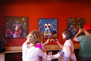 3D artwork in the taproom 3D artwork in the taproom