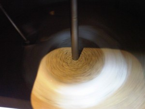 checking out the mash