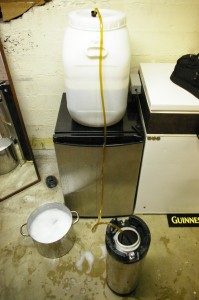 kegging the amber