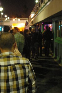 back of the line!