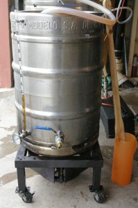 halfway through the sparge