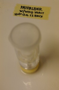 the wild yeast chugging away
