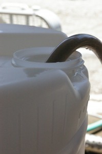 racking the winter saison wort