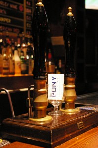 hand pumps at pony bar