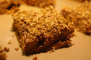 spent grain breakfast bars