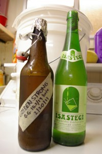 bucket and yeasts