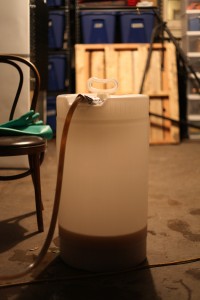 to the fermenter