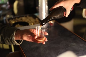 bottle sampling at PG