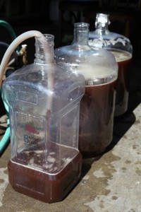 filling the fermenters