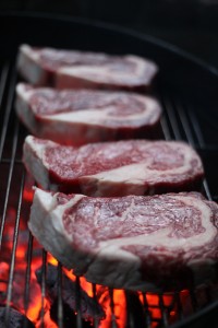 some dry aged ribeyes