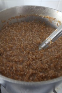 the cereal mash