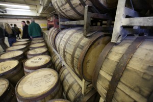 barrel room at stranahans