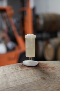 churning away